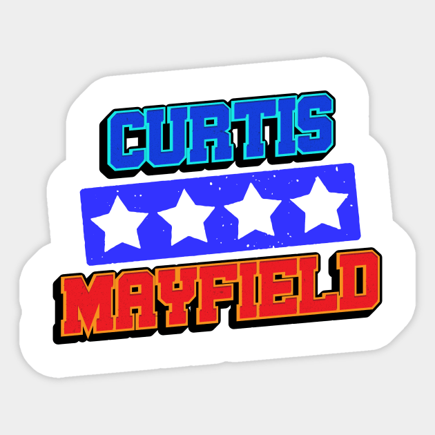 Curtis Mayfield Sticker by MoniaRoar